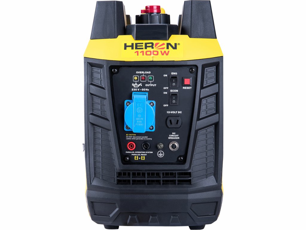 HERON elektrocentrála - Možnosť paralelného spojenia dvoch zariadení zvyšuje výkon na 1,6 kW