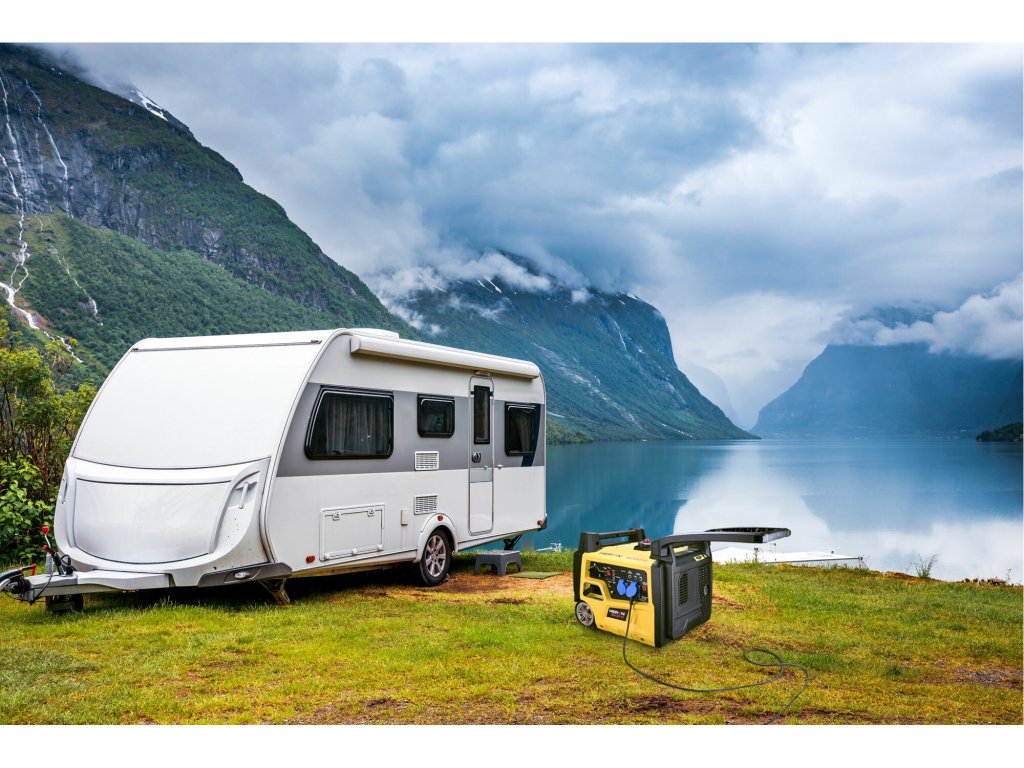 Heron invertorová elektrocentrála 3,2kW s diaľkovým ovládaním pre chatu a karavan