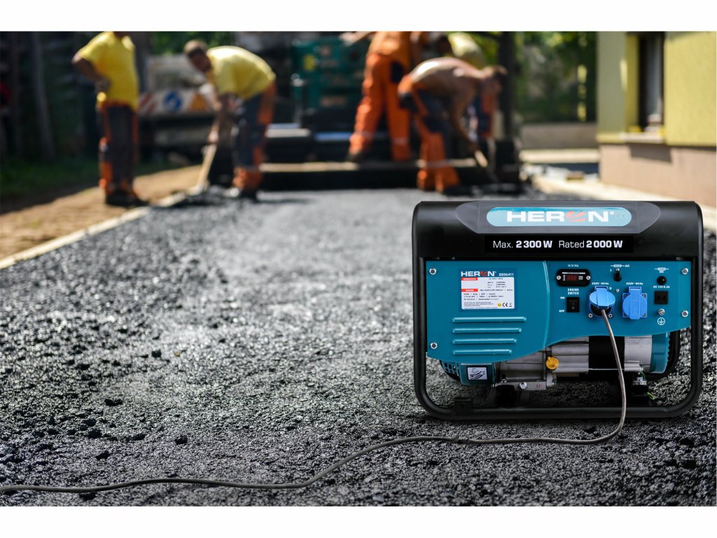 Rámová benzínová elektrocentrála 1F 2,3kW - spoľahlivý zdroj energie