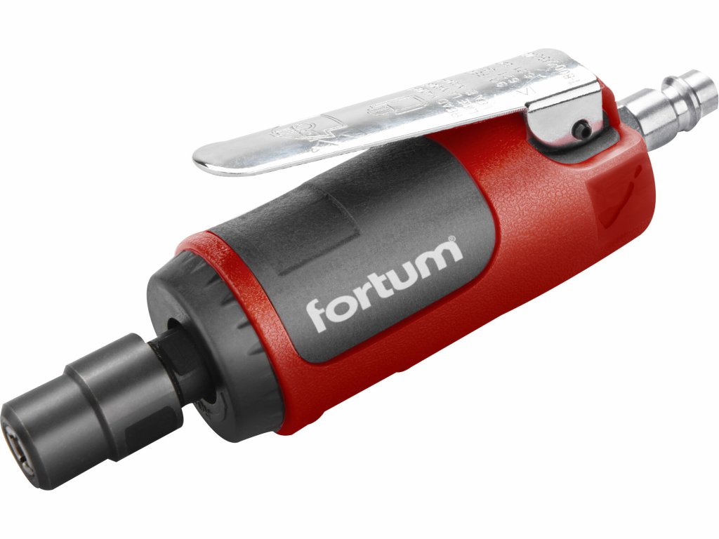 Fortum pneumatická priama brúska s klieštinami 6 a 3 mm