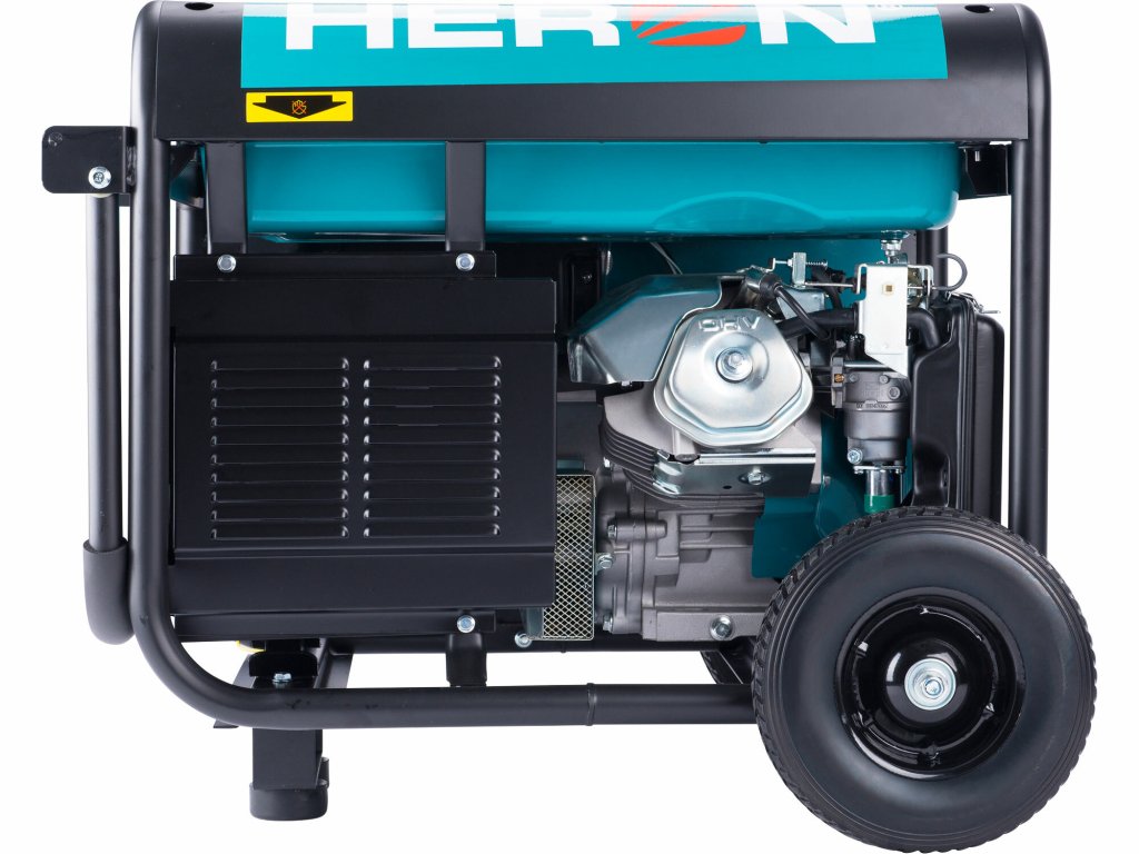 Rámová Benzínová Elektrocentrála Heron 6,8kW - Mobilný Zdroj Energie 400V