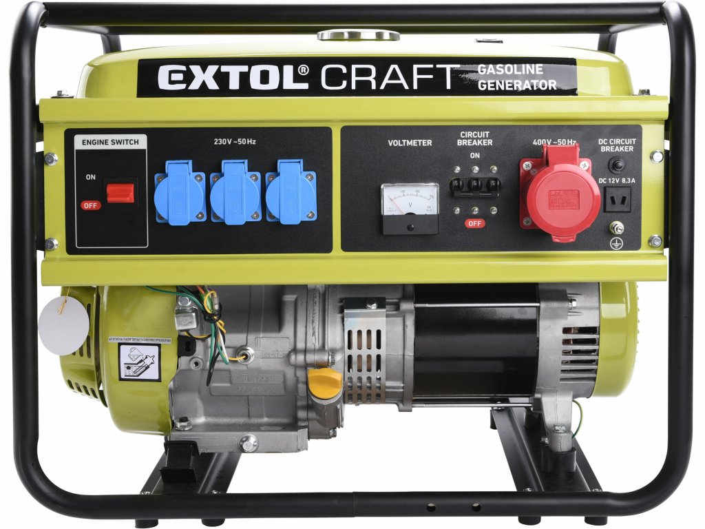 Extol Craft benzínová elektrocentrála 5,5kW s elektrickým štartom