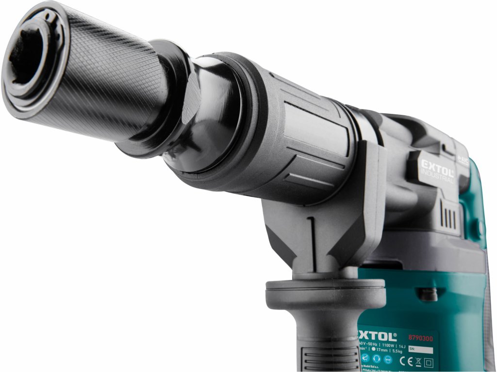 Kladivo sekacie HEX 17mm Extol Industrial 1200W s energiou úderu 14J