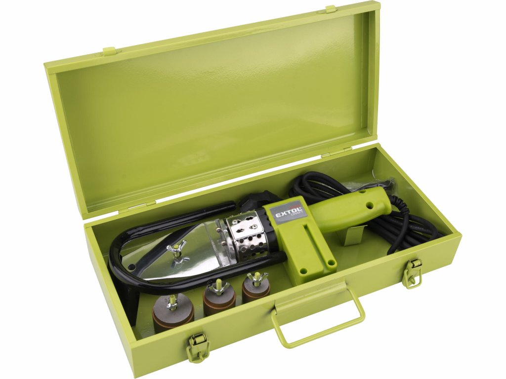 Zváračka polyfúzna nožová EXTOL CRAFT 875W – pre spoľahlivé spojenie PP-R rúrok