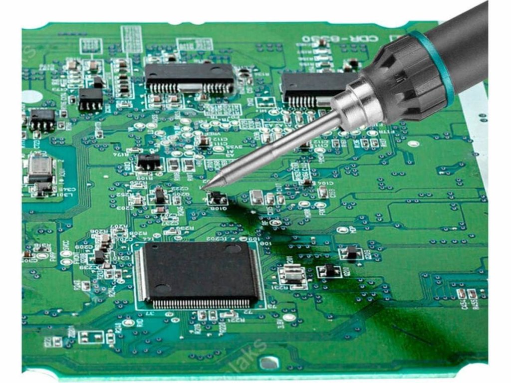 Spájkovačka hrotová EXTOL INDUSTRIAL s USB-C a LED displejom