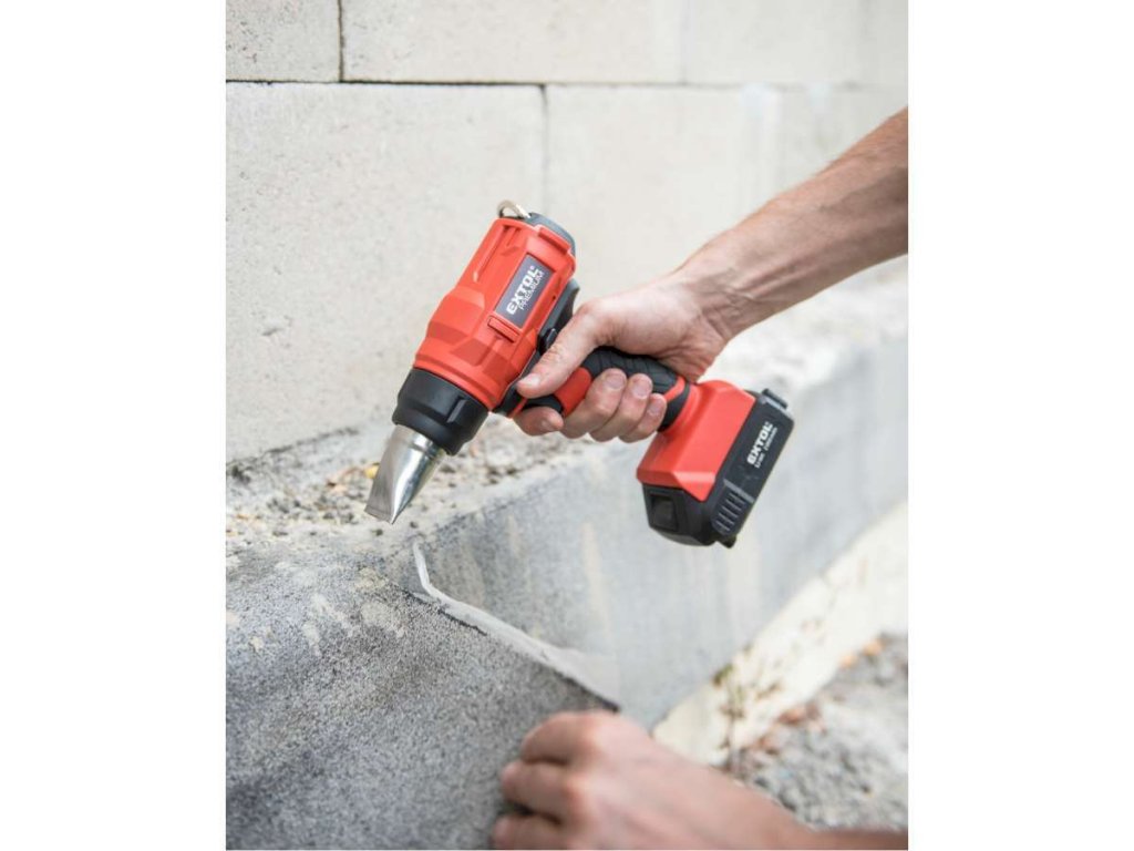 Teplovzdušná AKU pištoľ Share20V – 550°C, 3 dýzy, 2Ah akumulátor