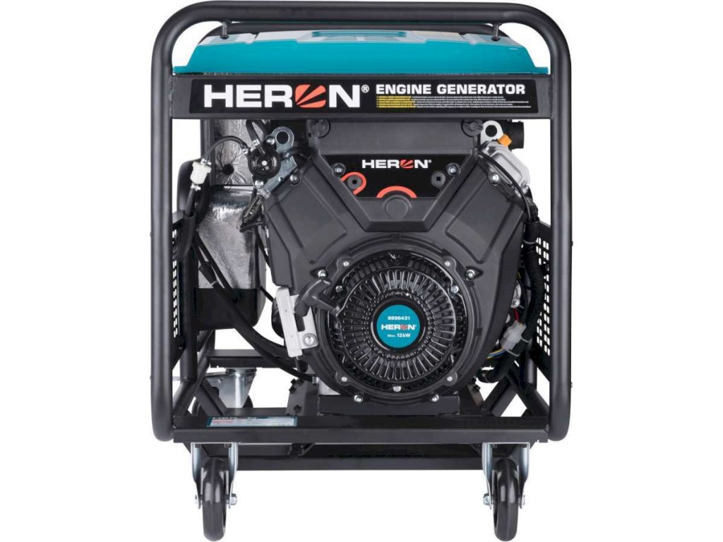Benzínová elektrocentrála Heron 23HP dvojvalcová s podvozkom