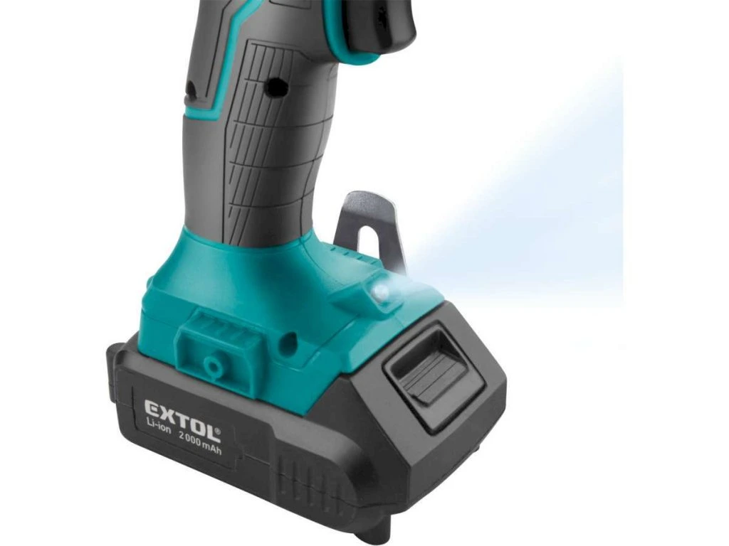 Akumulátorová príklepová vŕtačka Extol Industrial Share20V 80Nm