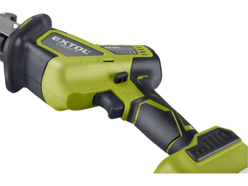 Akumulátorová bezuhlíková chvostová píla EXTOL CRAFT 20V,
