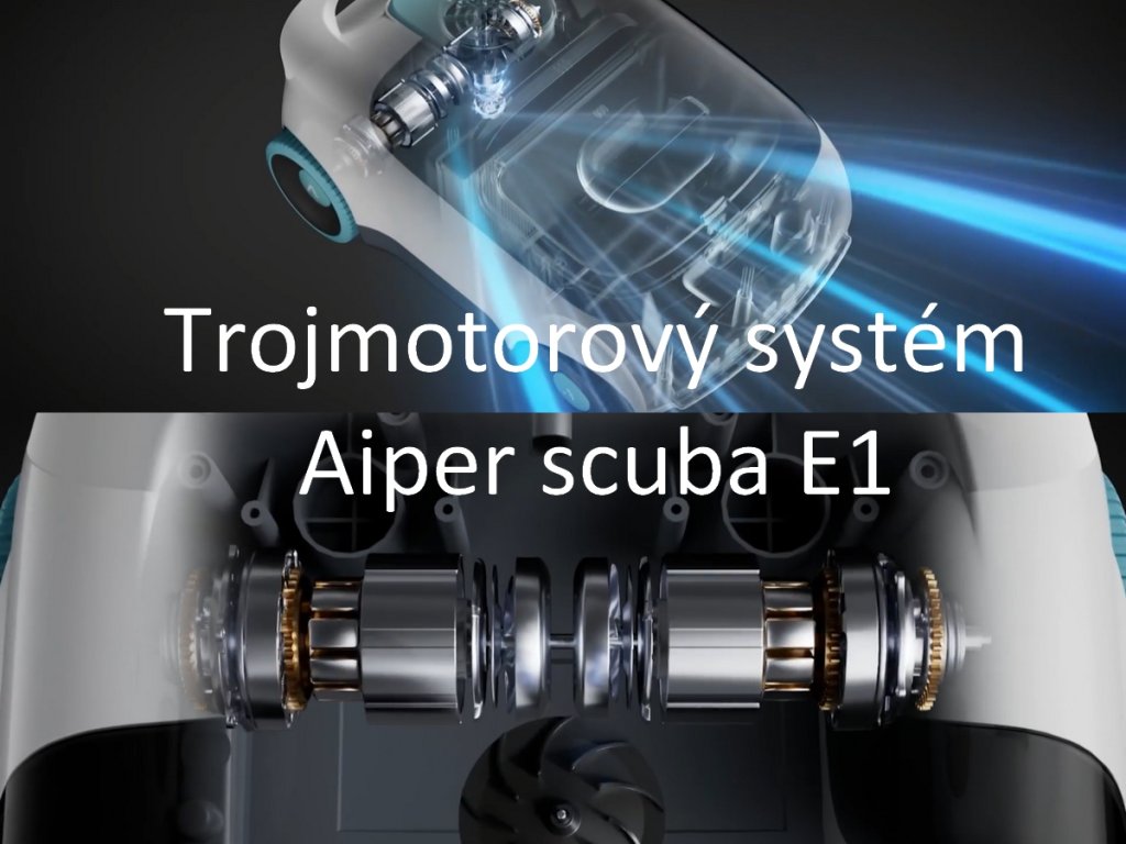 Bezdrôtový Aiper Scuba E1 - Revolúcia v čistení nadzemných bazénov