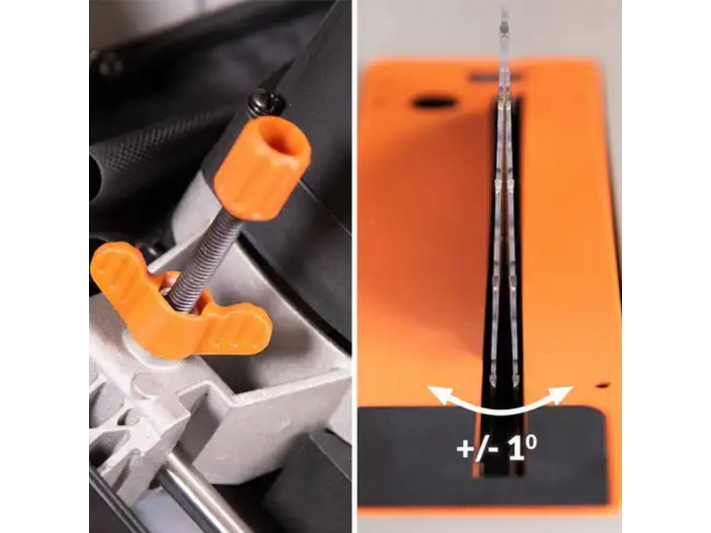 Stolová píla EVOLUTION R255TBLX+ - Univerzálny pomocník pre stavebnú činnosť s prepravnými kolieskami