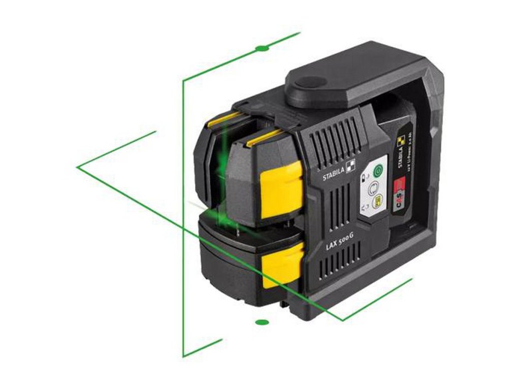 STABILA LAX500G Samonivelačný krížový laser - Presnosť 0,3mm/m pre profesionálov