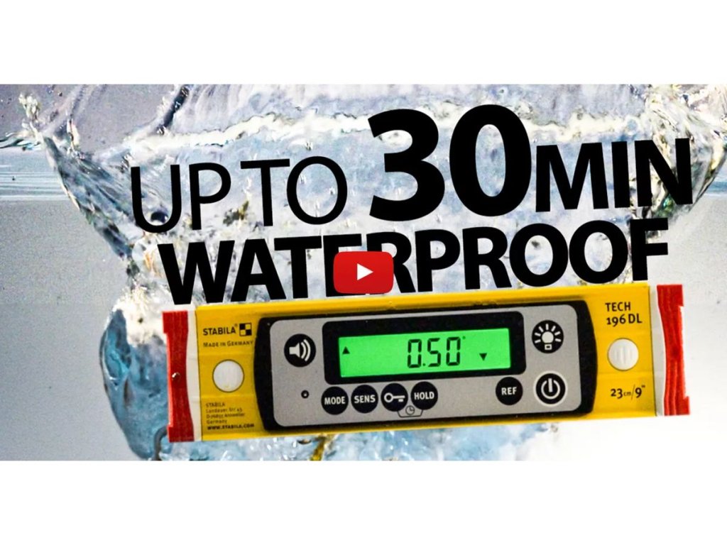 Vodováha STABILA TECH 196M IP67 - digitálna magnetická pre profesionálov