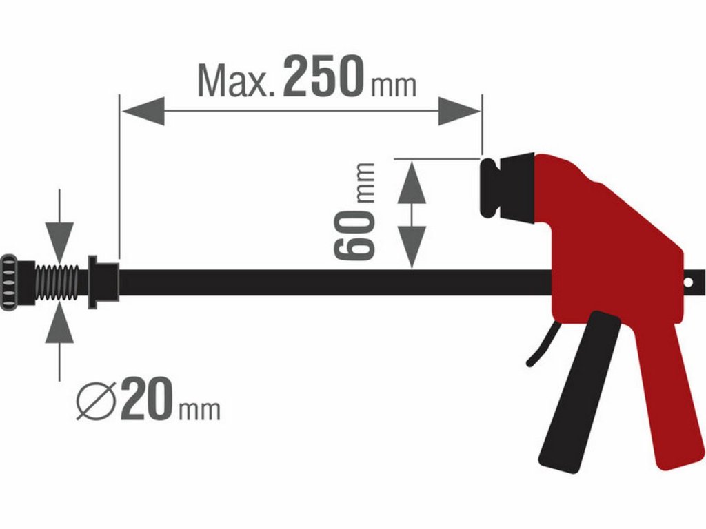 Vertikálna svorka FORTUM 250mm - profesionálne uchytenie na pracovný stôl