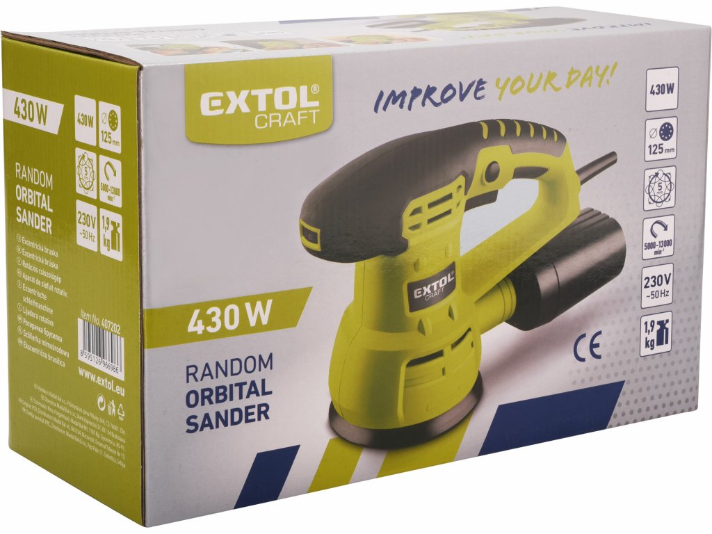 EXTOL CRAFT brúska 430W – presné brúsenie a leštenie povrchov