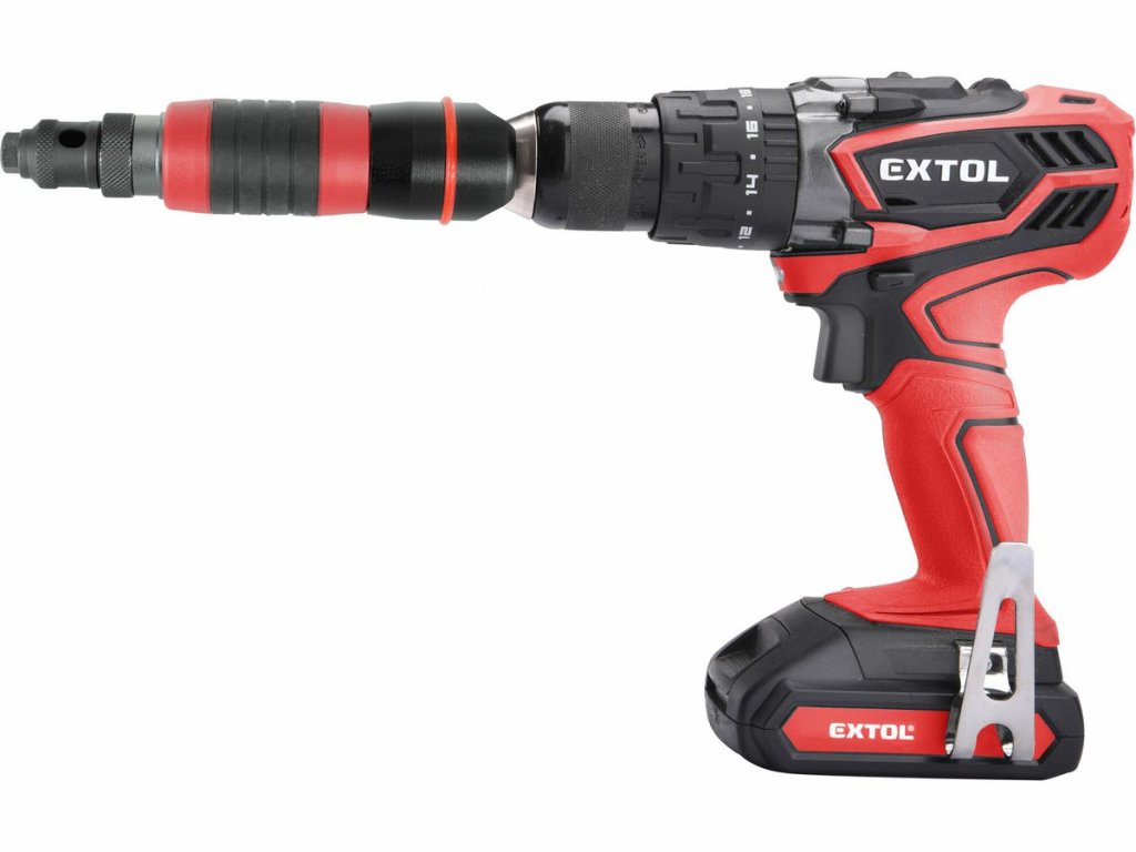 Nadstavec na nitovanie trhacích nitov EXTOL PREMIUM 2,4–4,8 mm