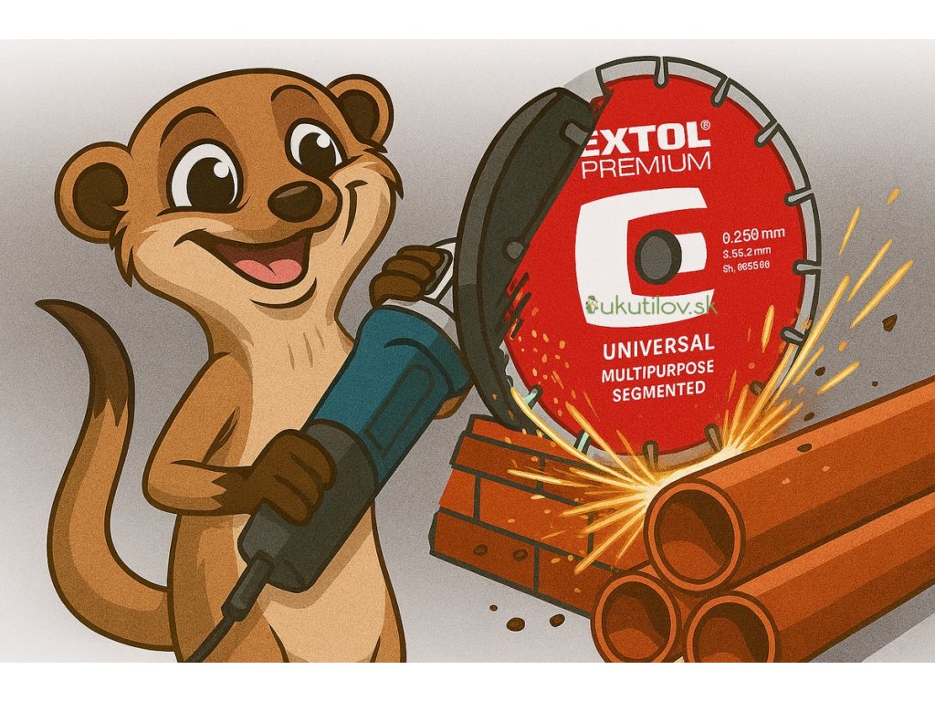 Segmentový kotúč EXTOL PREMIUM – výkonné rezanie dreva, kovu a stavebných materiálov
