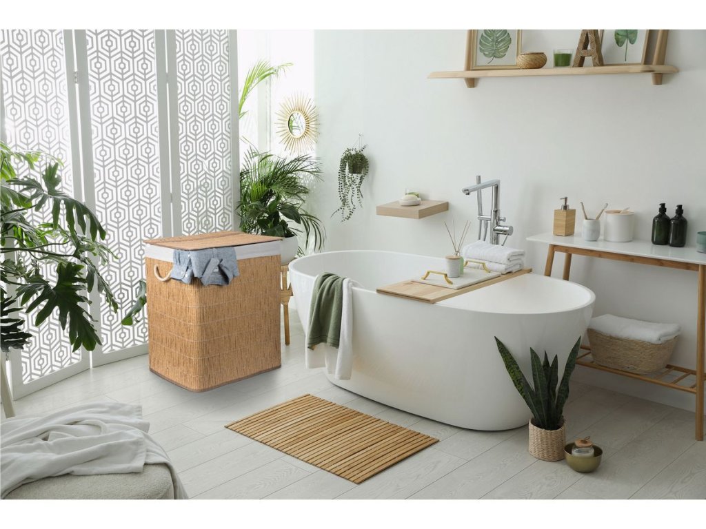 Kôš na bielizeň G21 150 l s rozdeľovačom – elegantné triedenie prádla bez chaosu
