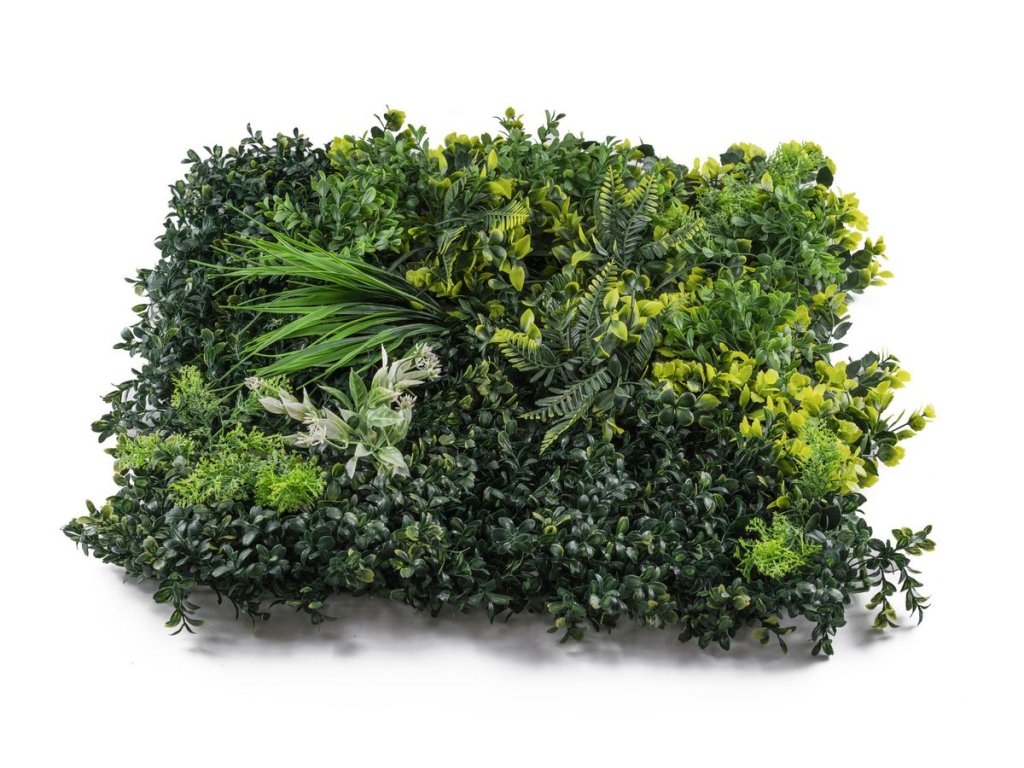 Dekoračný panel G21 Listo Jungle 50x50 cm – hustá zelená stena bez údržby