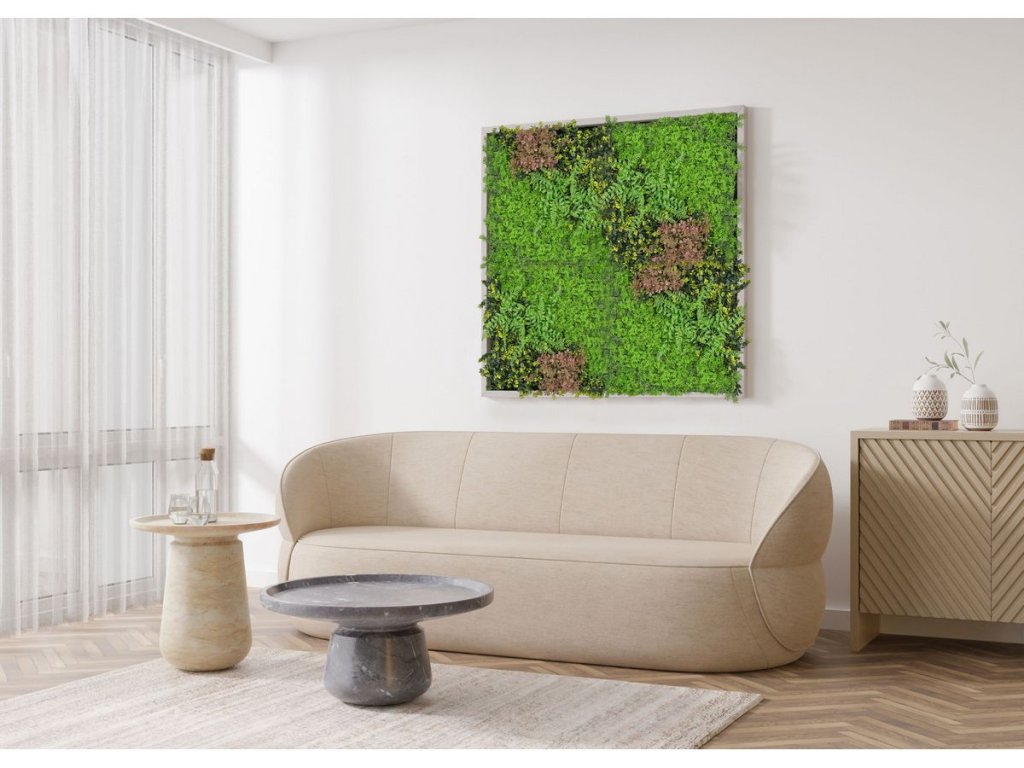 Zelený panel G21 Listo Ferns 50x50 cm s luxusným 3D efektom