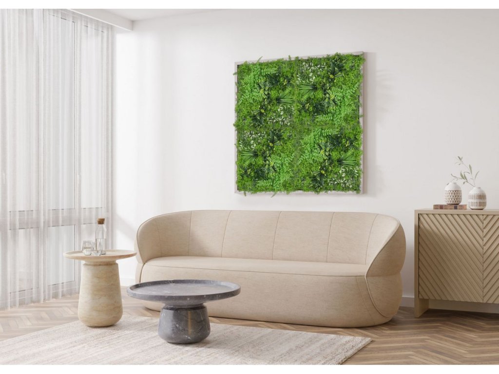 G21 Listo River – realistická umelá zelená stena 50x50 cm s UV ochranou