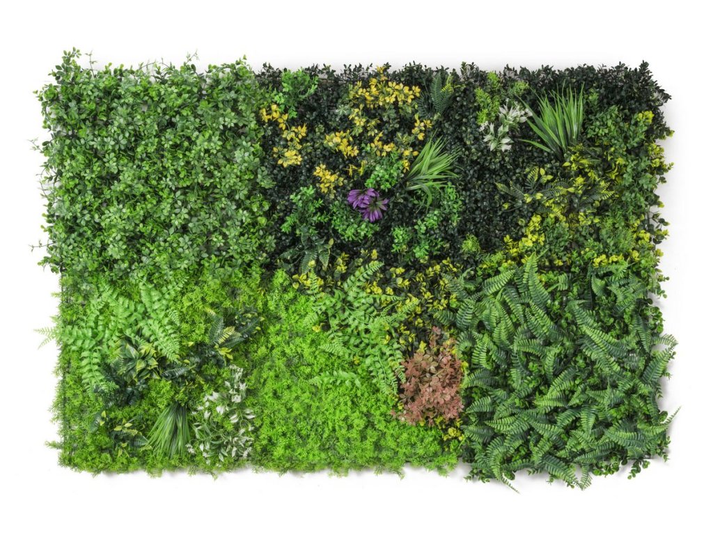 Dekoračný panel G21 Listo River 50x50 cm – hustá zelená stena bez údržby