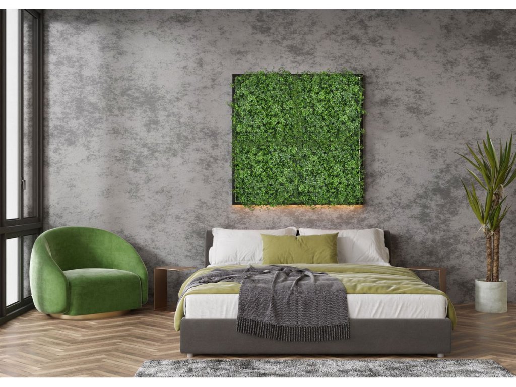 Zelený panel G21 Listo Berry 50x50 cm s luxusným 3D efektom