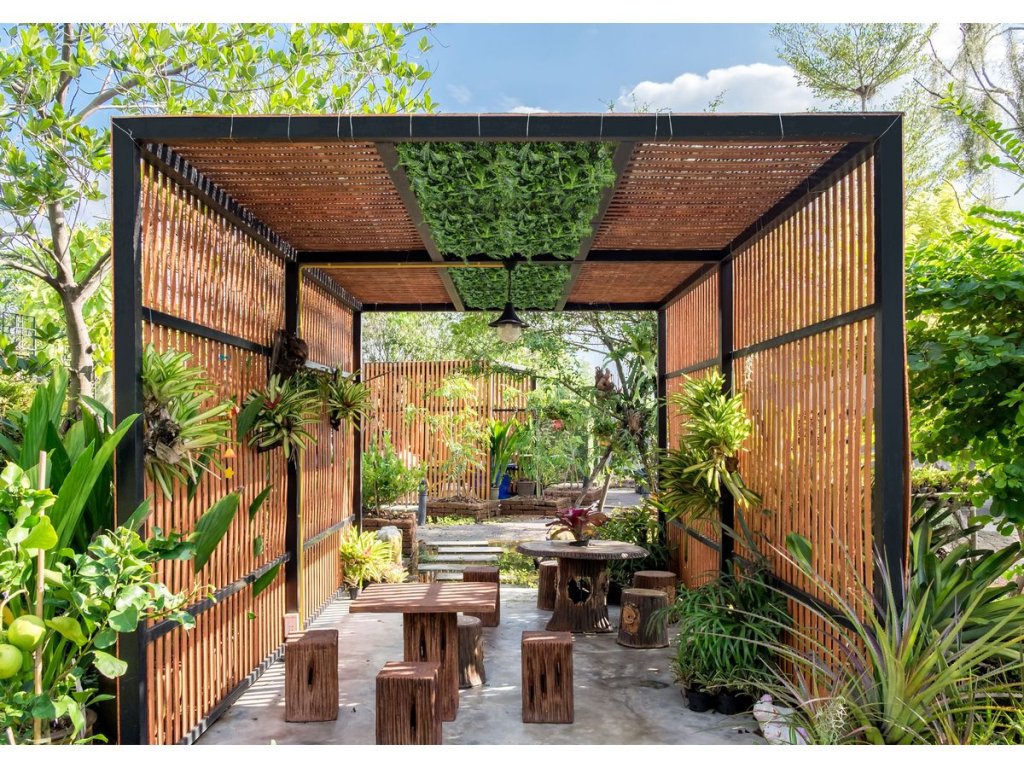 Zelený panel G21 Listo Ferns 50x50 cm s luxusným 3D efektom