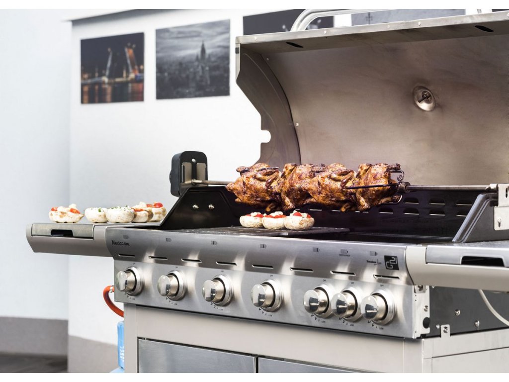 G21 Mexico BBQ Premium Line – nerezový plynový gril s Flame Tamer systémom