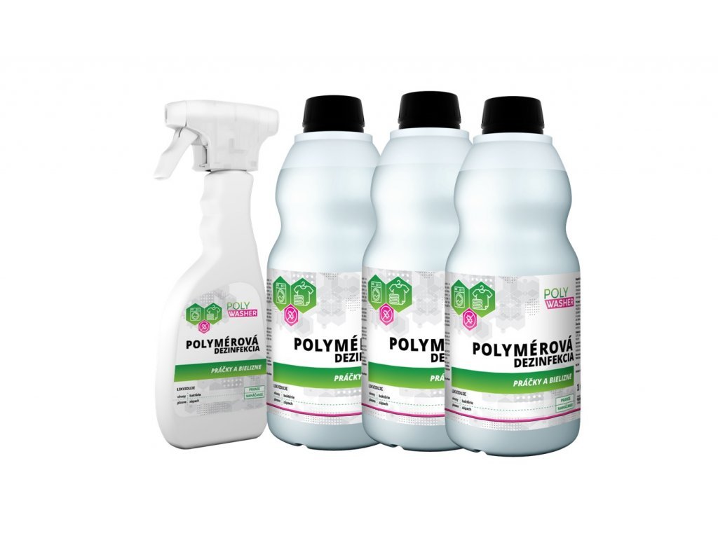 Sada na dezinfekciu práčky a bielizne – bezchlórová ochrana proti baktériám a vírusom