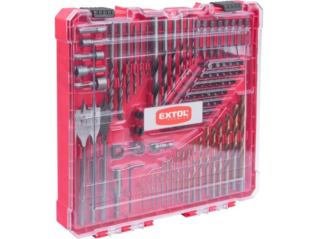 Komplexná sada vrtákov a bitov 100ks pre domáce dielne