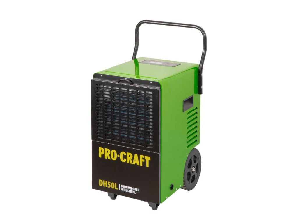 Priemyselný odvlhčovač vzduchu Procraft DH50L s výkonom 50 l/deň