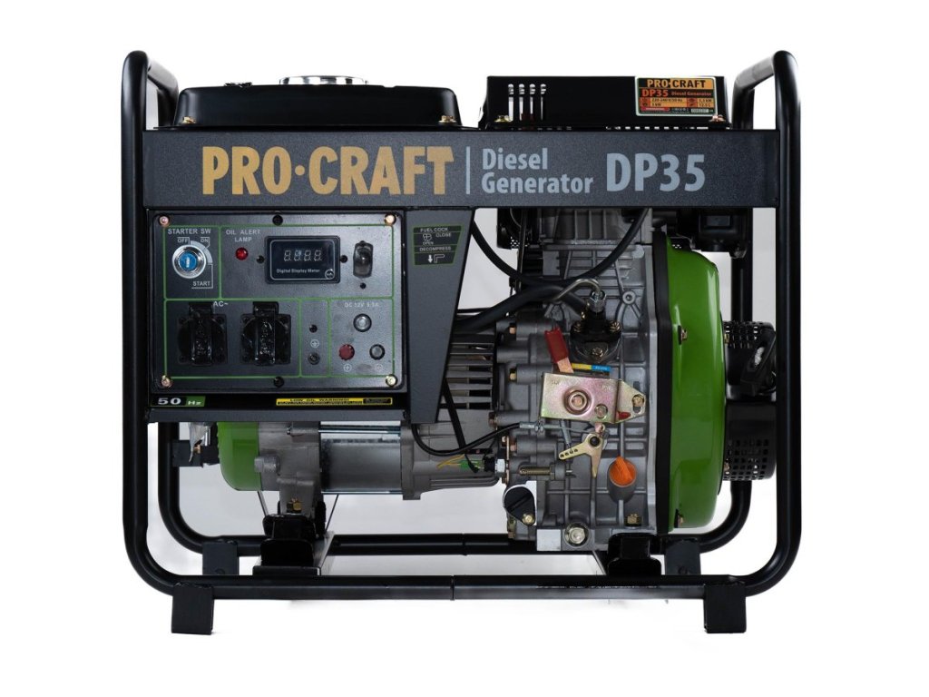 Dieselový generátor Procraft DP35 na dom aj stavbu