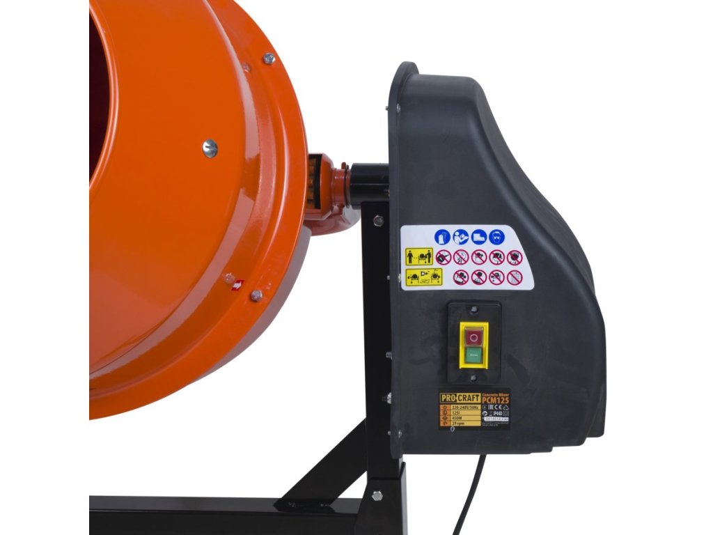 Stavebná miešačka Procraft PCM125 s 550W motorom