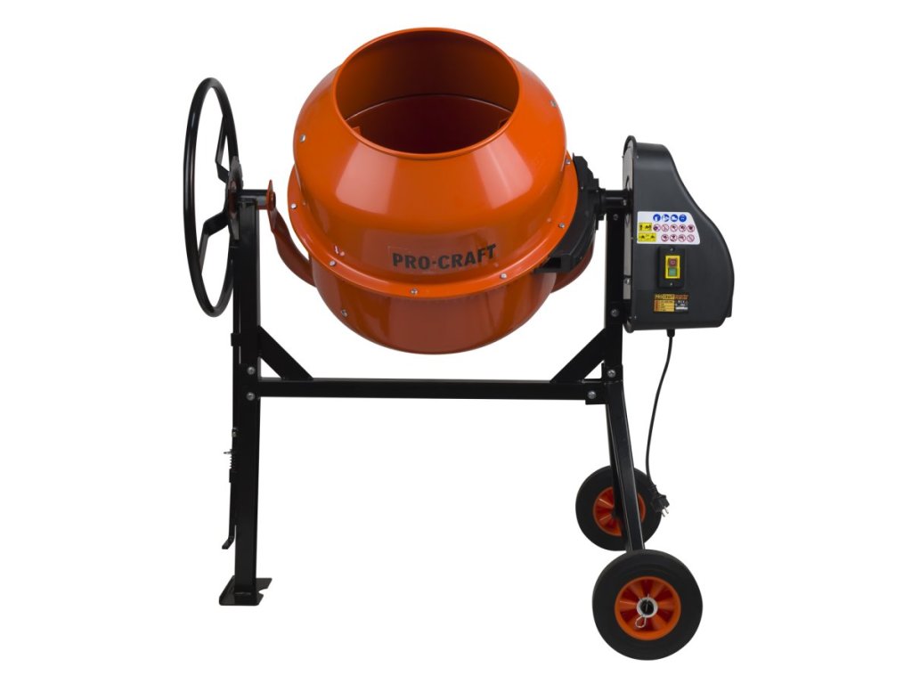 Stavebná miešačka Procraft PCM160 s liatinovým bubnom 160L