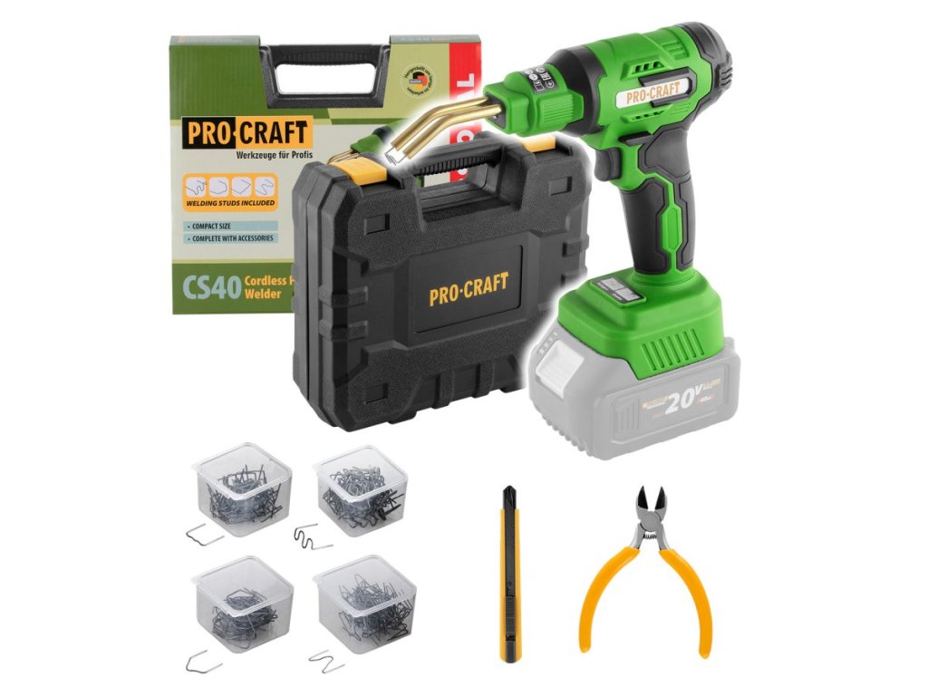 Procraft CS40-BB aku zváračka na plasty bez batérie a nabíjačky