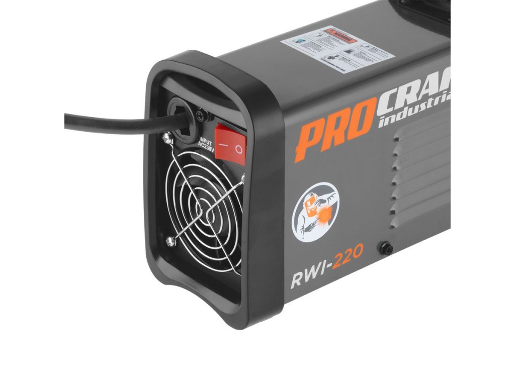 Invertorová zváračka Procraft RWI-220 s funkciou Hot Start a Anti Stick