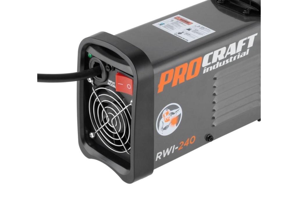 Zvárací invertor Procraft RWI-240 pre MMA a TIG Lift zváranie