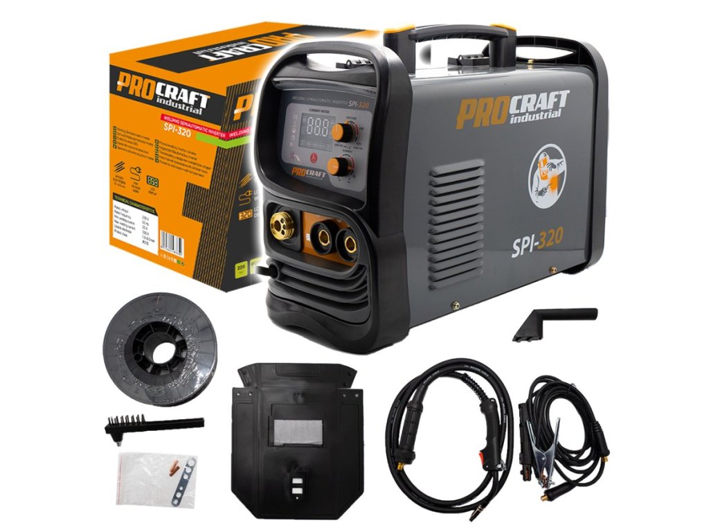 Zvárací invertor Procraft SPI-320 pre MIG/MAG a MMA zváranie