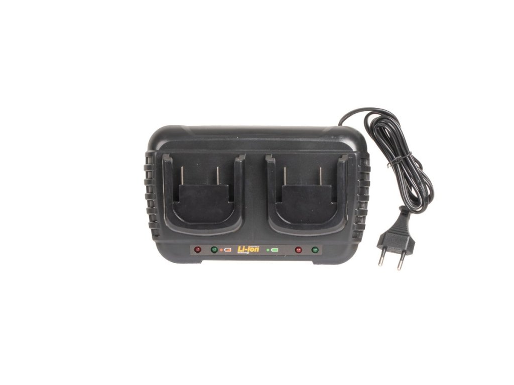 Rýchle nabíjanie dvoch akumulátorov s nabíjačkou Procraft 20/2