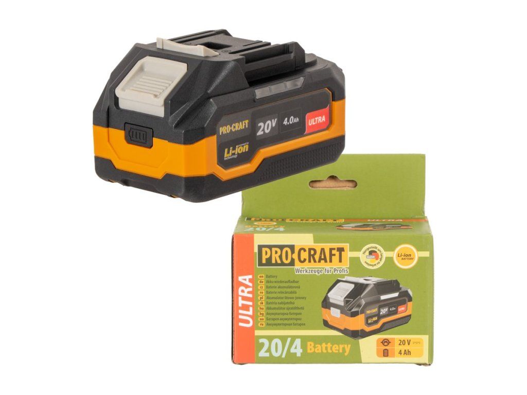 Akumulátor Procraft 20/4 Ultra Li-ion 20V 4Ah