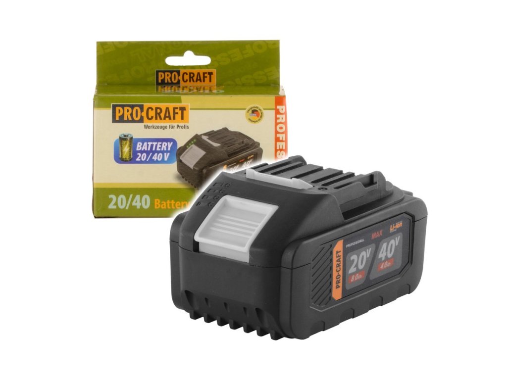 Akumulátor Procraft 20/40 kompatibilný s 20V a 40V náradím