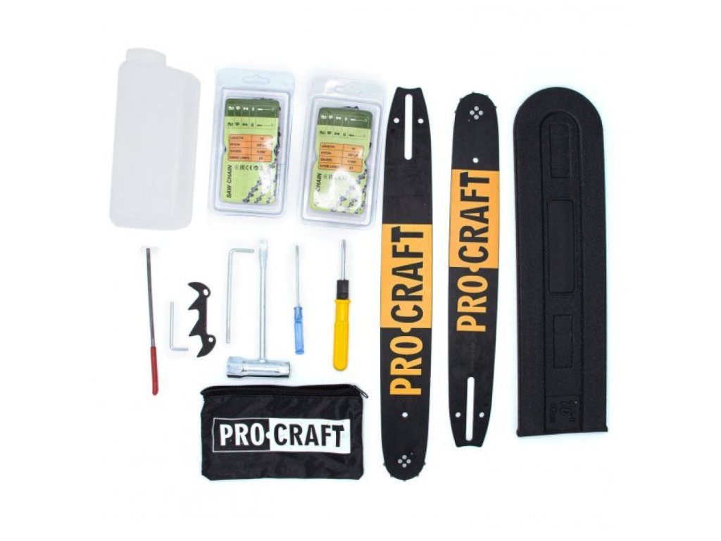 Procraft GS-58X: Benzínová reťazová píla s bohatou výbavou