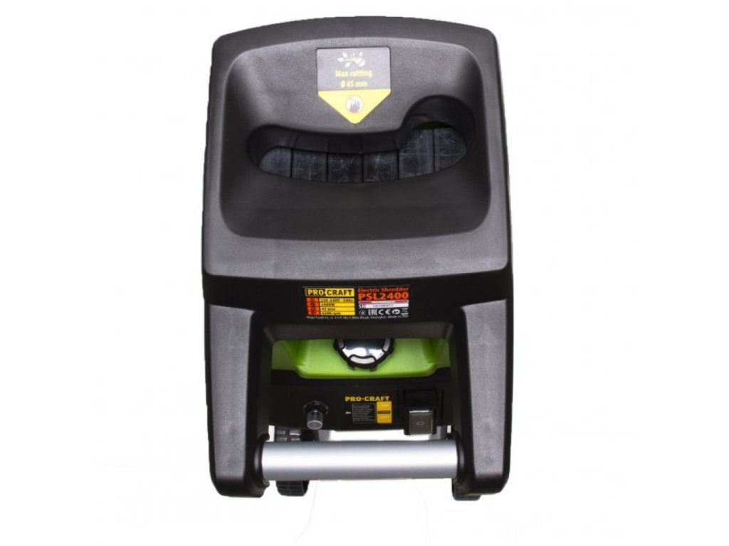 Záhradný drvič konárov Procraft PSL2400 s 35 litrovým košom