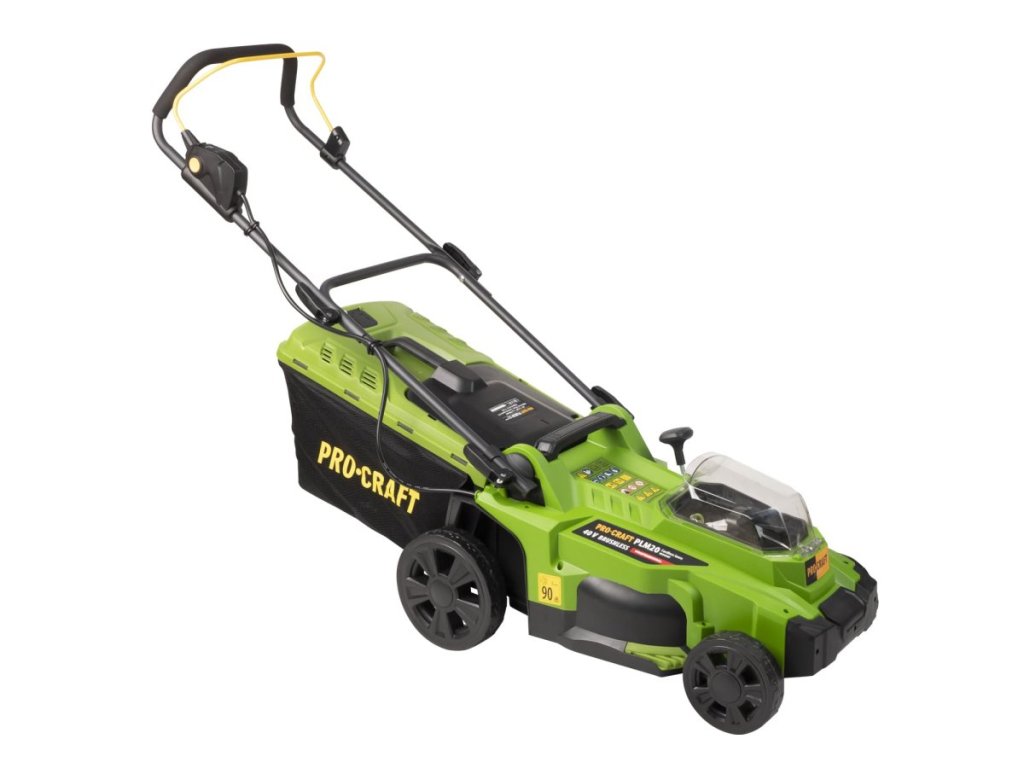 Bezuhlíková akumulátorová kosačka Procraft PLM20 so záberom 370 mm