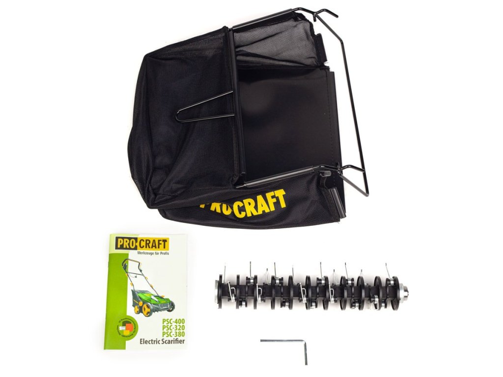 Elektrický vertikutátor Procraft PSC320 | Výkon 1500 W pre váš trávnik