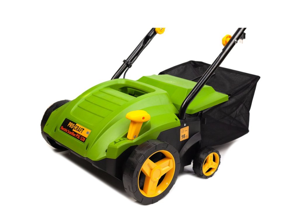 Elektrický vertikutátor Procraft PSC320 s 1500W motorom a 35l košom