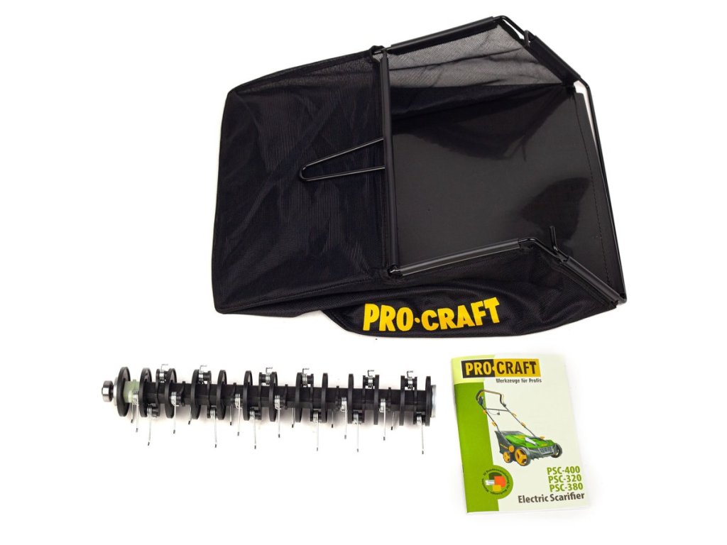 Elektrický vertikutátor Procraft PSC380 | Výkon 1800 W pre váš trávnik