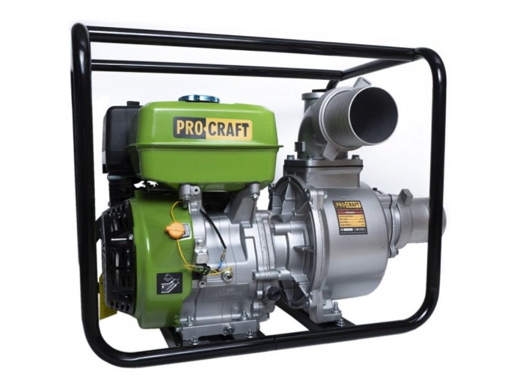 Benzínové vodné čerpadlo PROCRAFT WP100 pre rýchle odčerpávanie vody