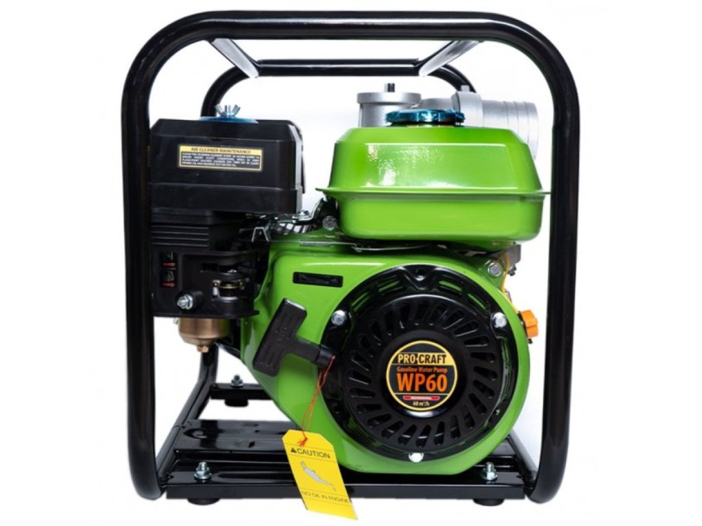 Vysokokapacitné benzínové vodné čerpadlo PROCRAFT WP60 s výkonom 60 m³/hod